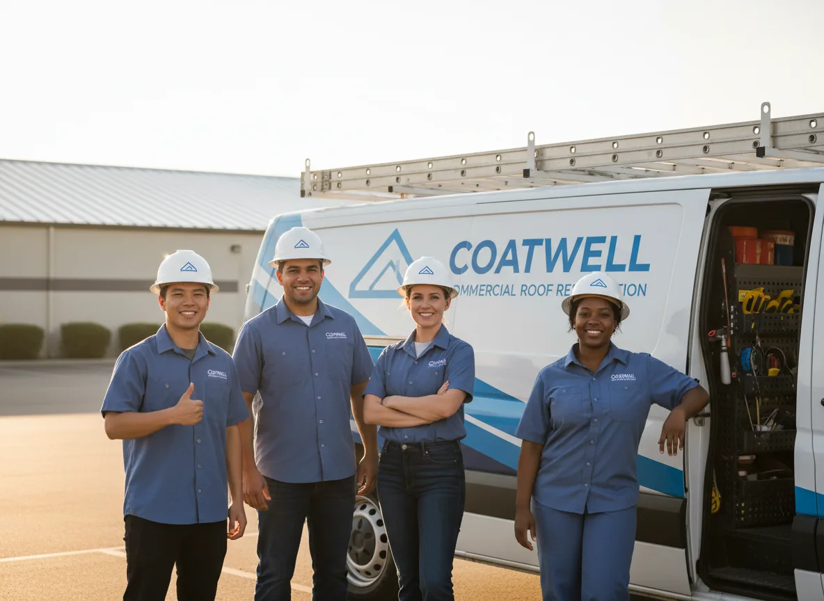 Commercial roof coating company in Dunlow, WV